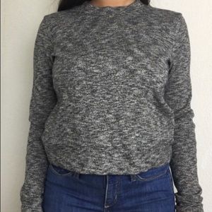 Madewell Marled Crewneck Gray Pullover Sweater